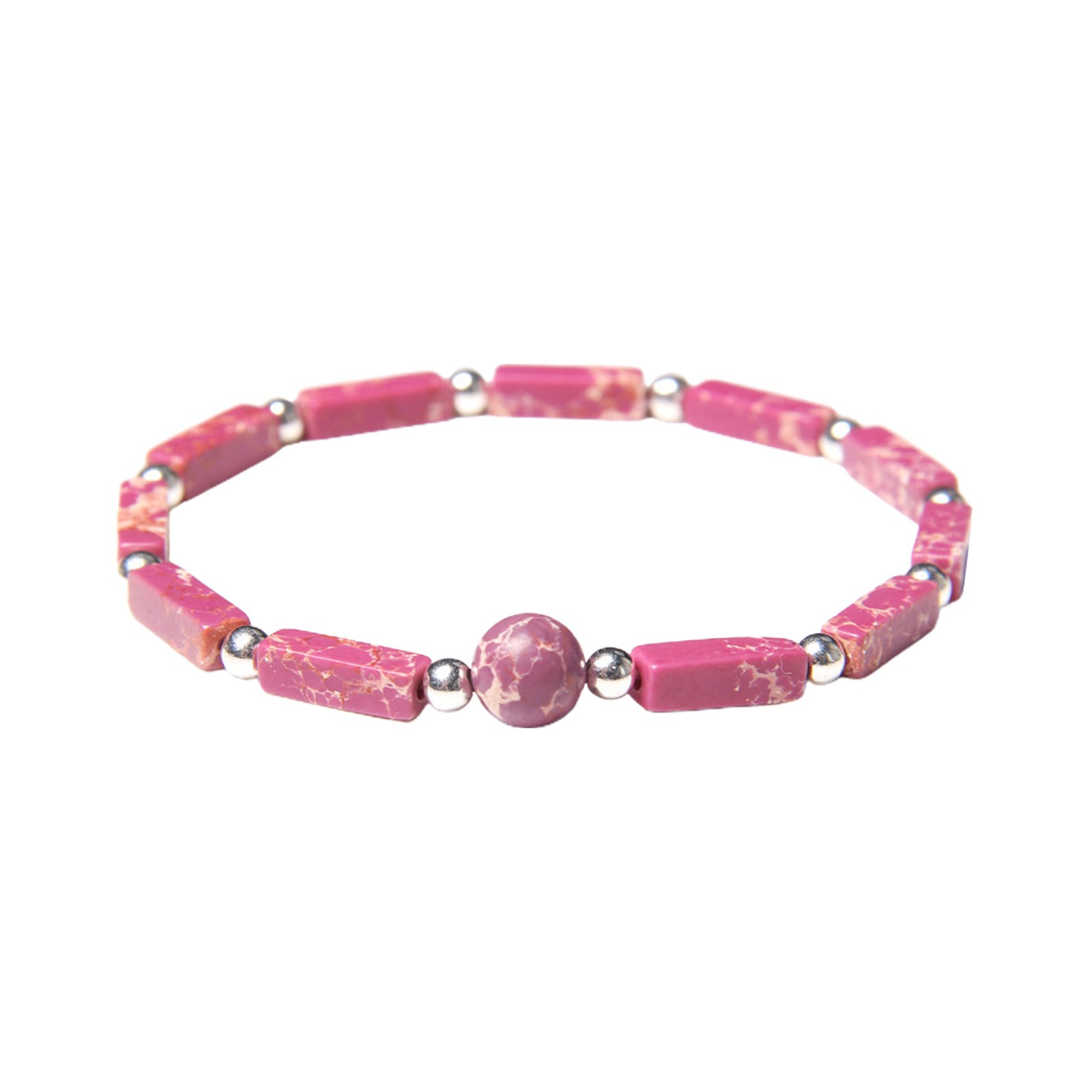 thumbnail image 2 of Pura Amatista Cuerpo Purificar Natural Amatista Pulsera Fatiga Piedra preciosa Chakras Estiramiento Pulseras para Mujeres, 2 of 2